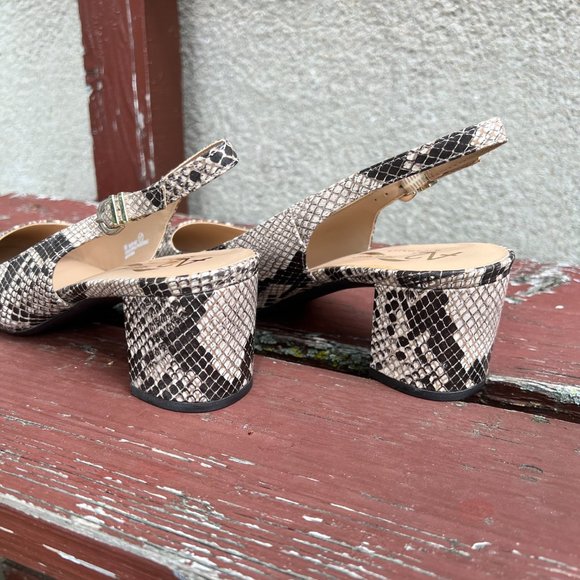 Aerosoles Slingbacks Snakeskin, Size 8M, NEW - Picture 6 of 12